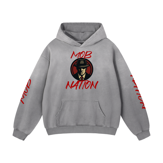 Heavyweight Sunfade Oversized Hoodie - MobsterNation