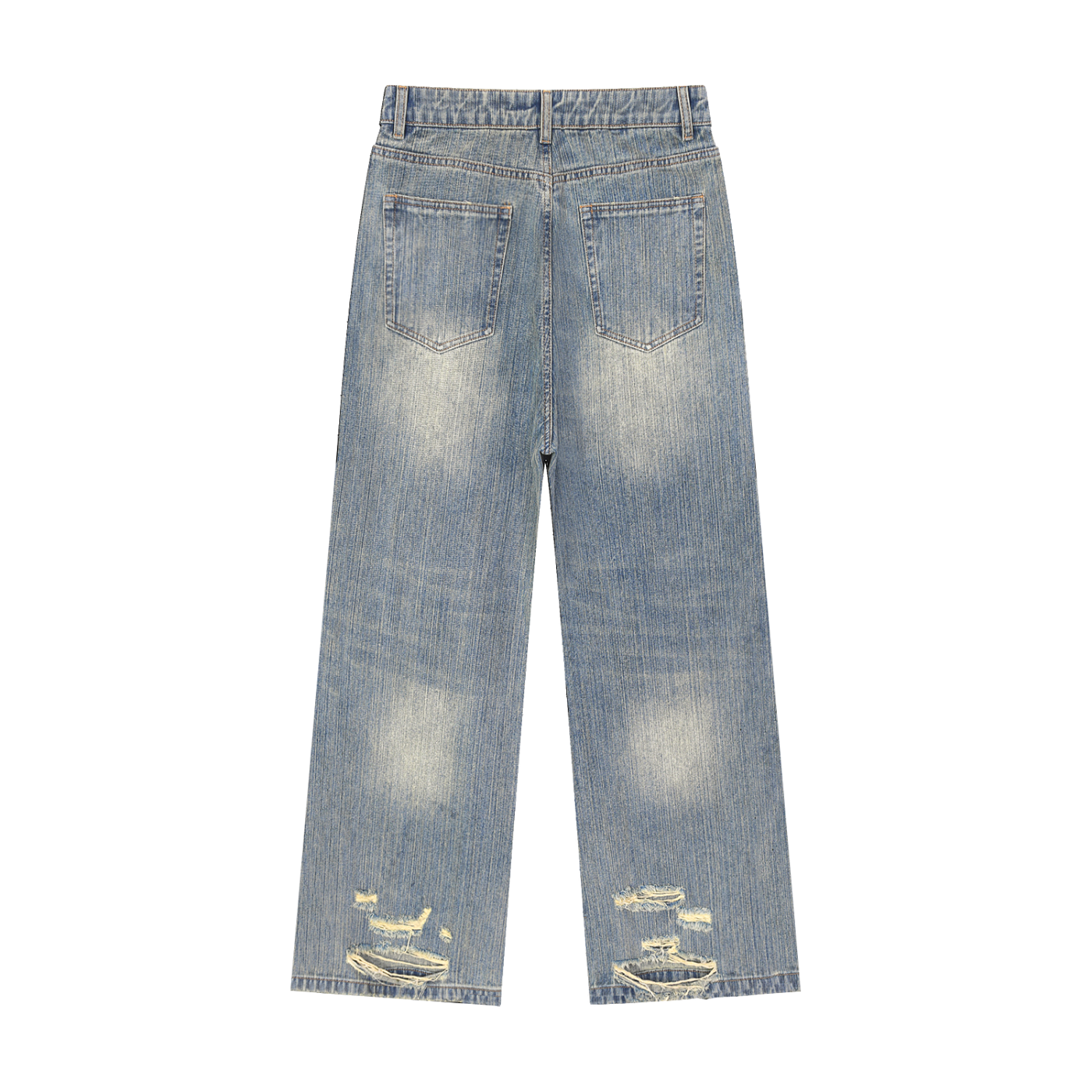 Vintage Distressed Denim Jeans for a Timeless Look