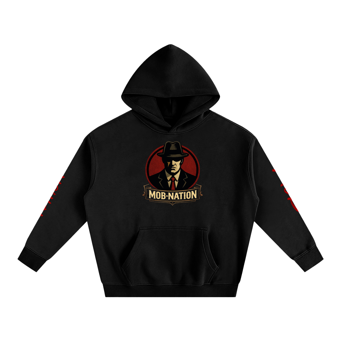 Oversize Fleeced Hoodie - MobsterNation