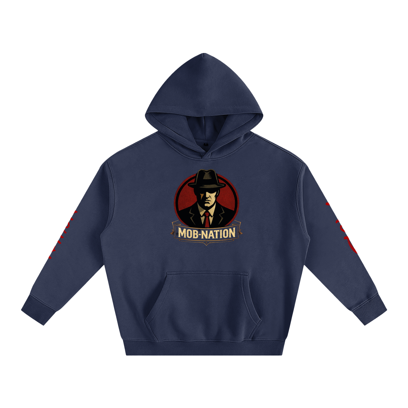 Oversize Fleeced Hoodie - MobsterNation
