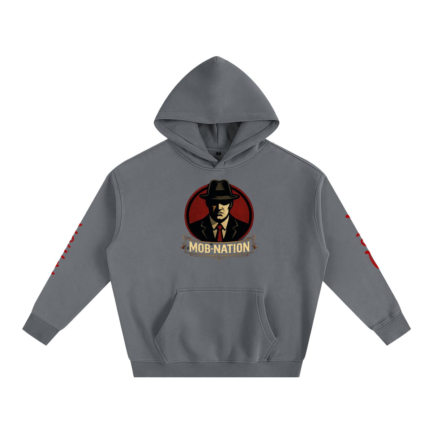 Oversize Fleeced Hoodie - MobsterNation