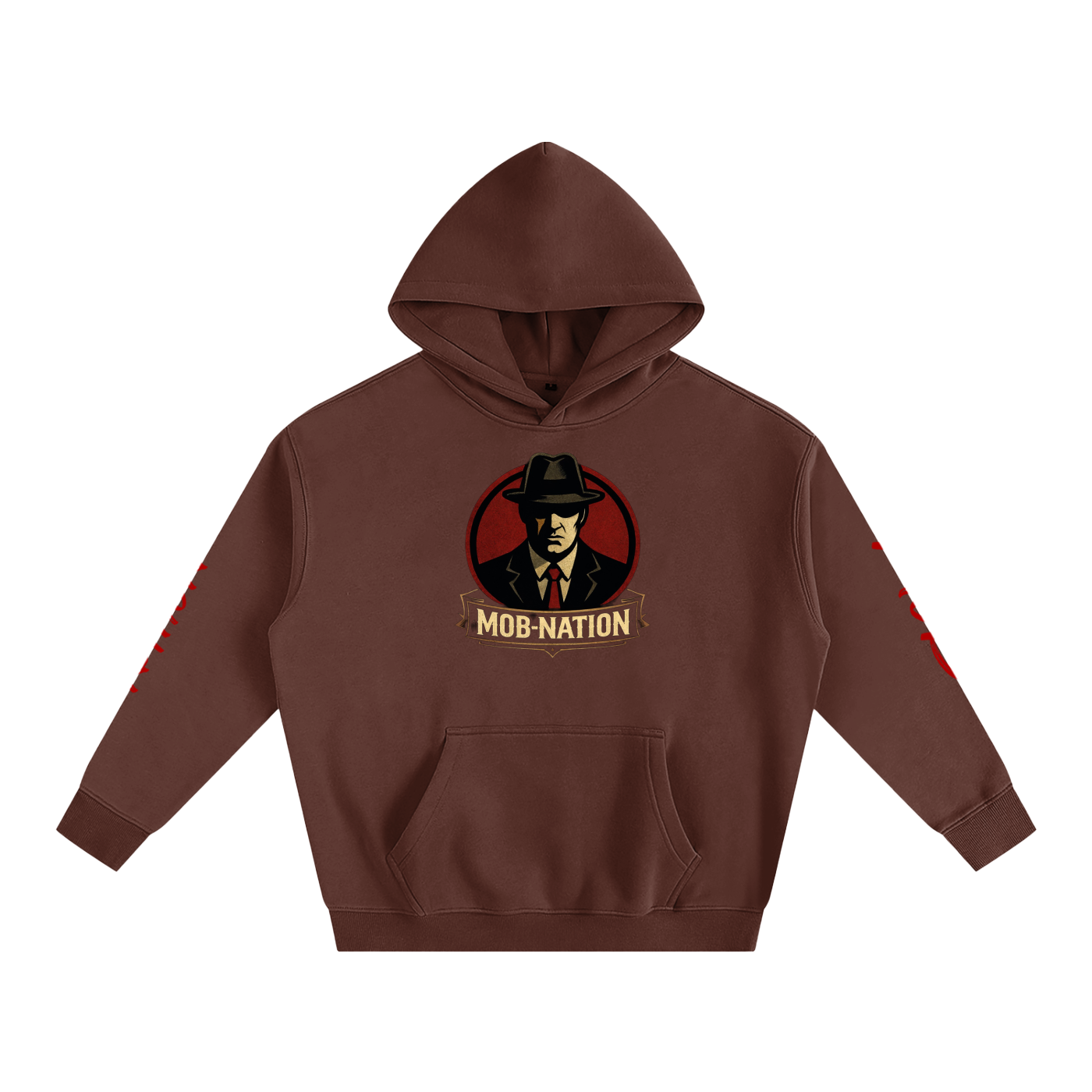 Oversize Fleeced Hoodie - MobsterNation
