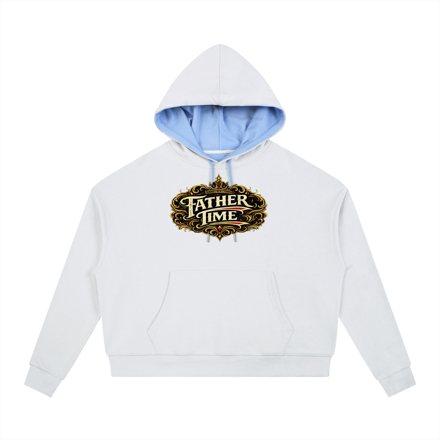 Contrast Hoodie with Drawstring for Stylish Comfort