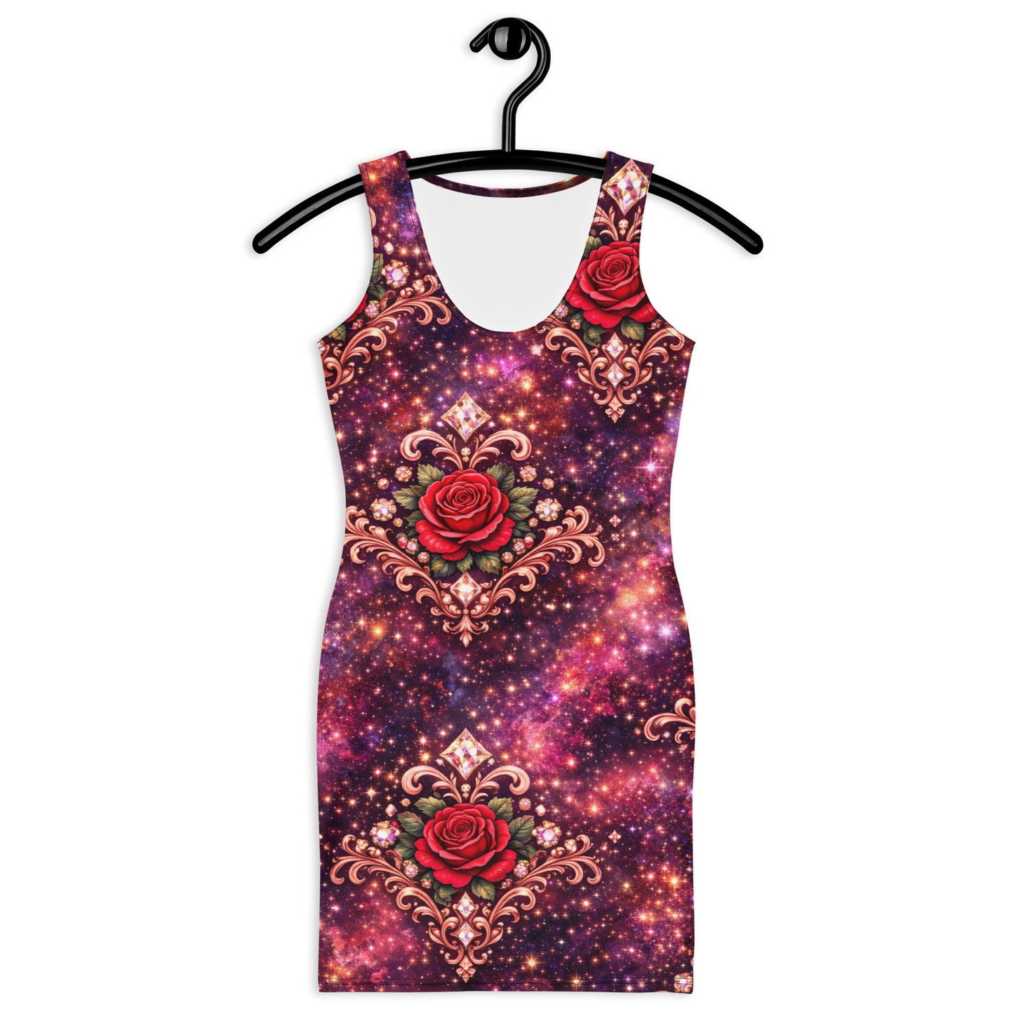 Short Stylish Bodycon Rose Dress for Effortless Elegance
