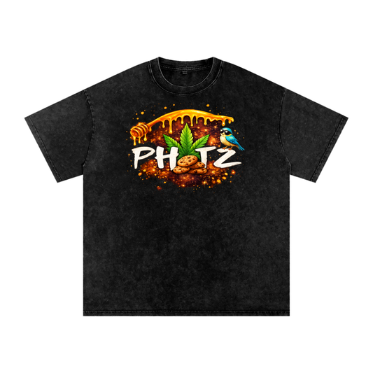 Phatz Snow Washed Oversized Cotton T-Shirt for Ultimate Comfort