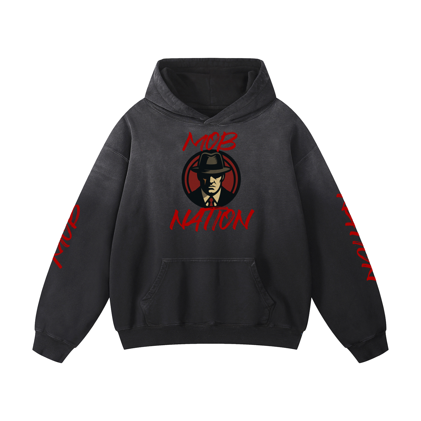 Heavyweight Sunfade Oversized Hoodie - MobsterNation