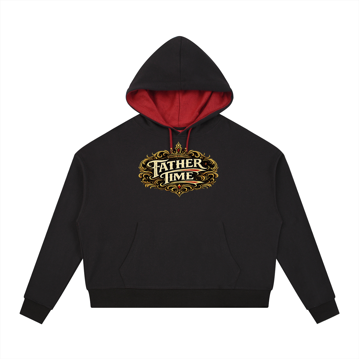 Contrast Hoodie with Drawstring for Stylish Comfort