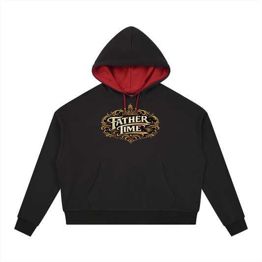 Contrast Hoodie with Drawstring for Stylish Comfort