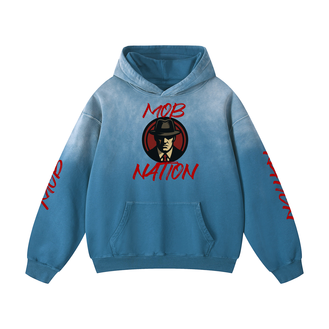 Heavyweight Sunfade Oversized Hoodie - MobsterNation