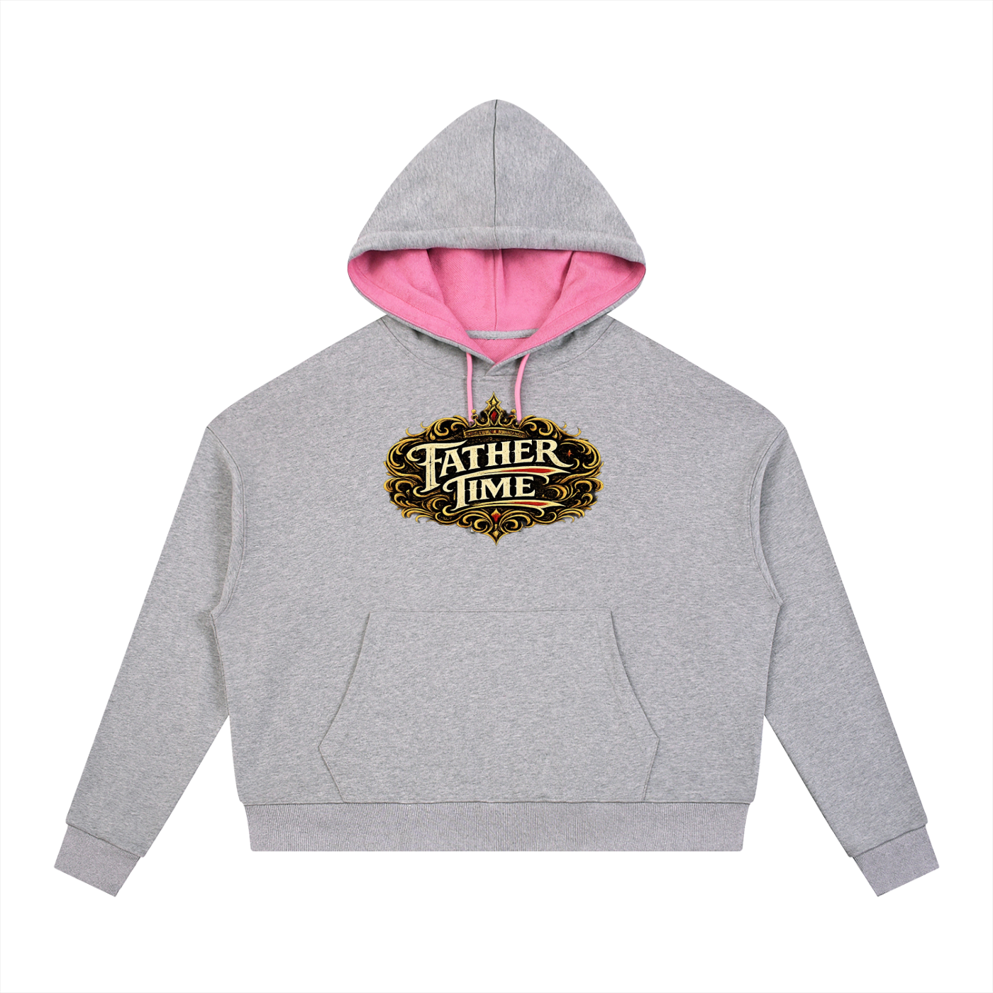 Contrast Hoodie with Drawstring for Stylish Comfort